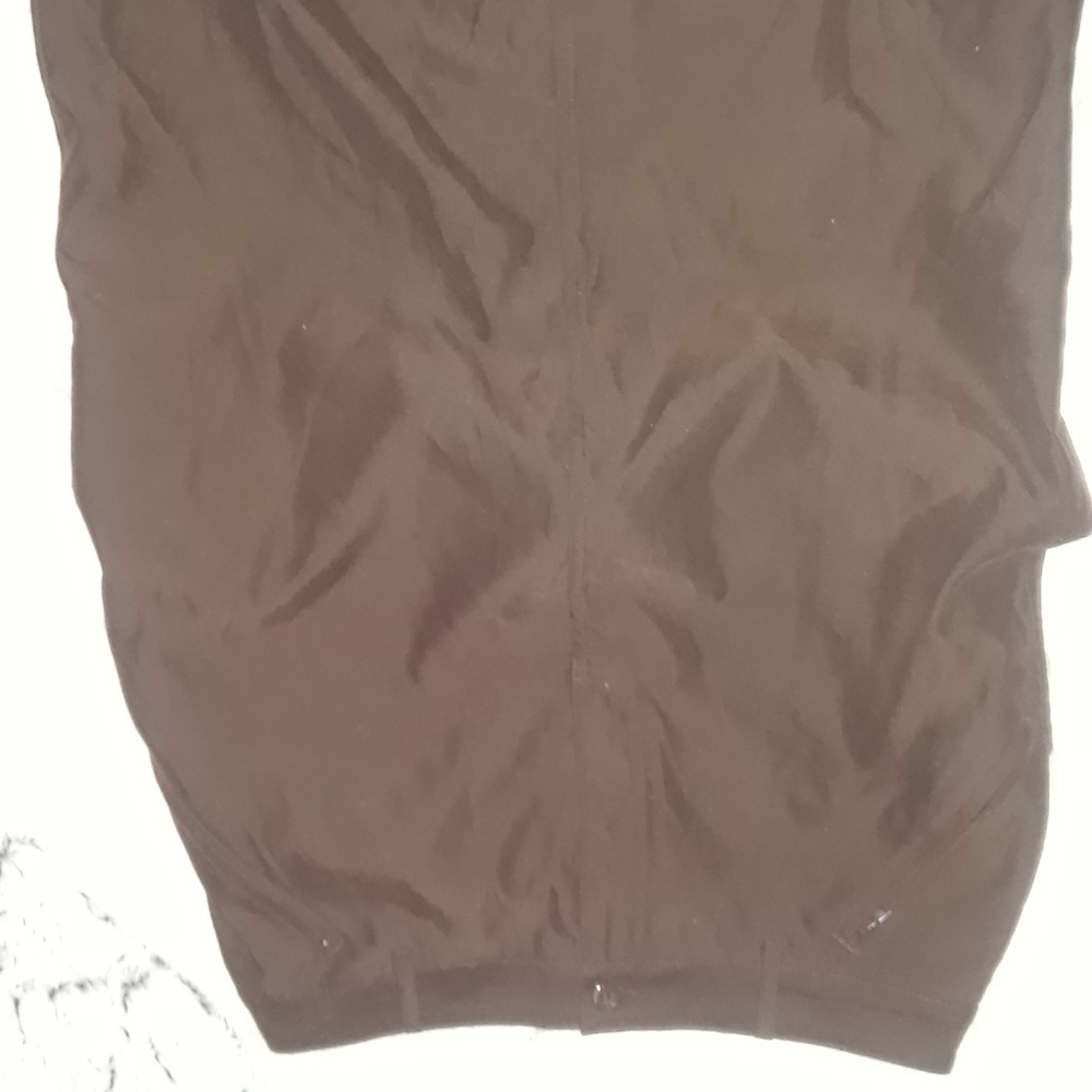 brown long skirt